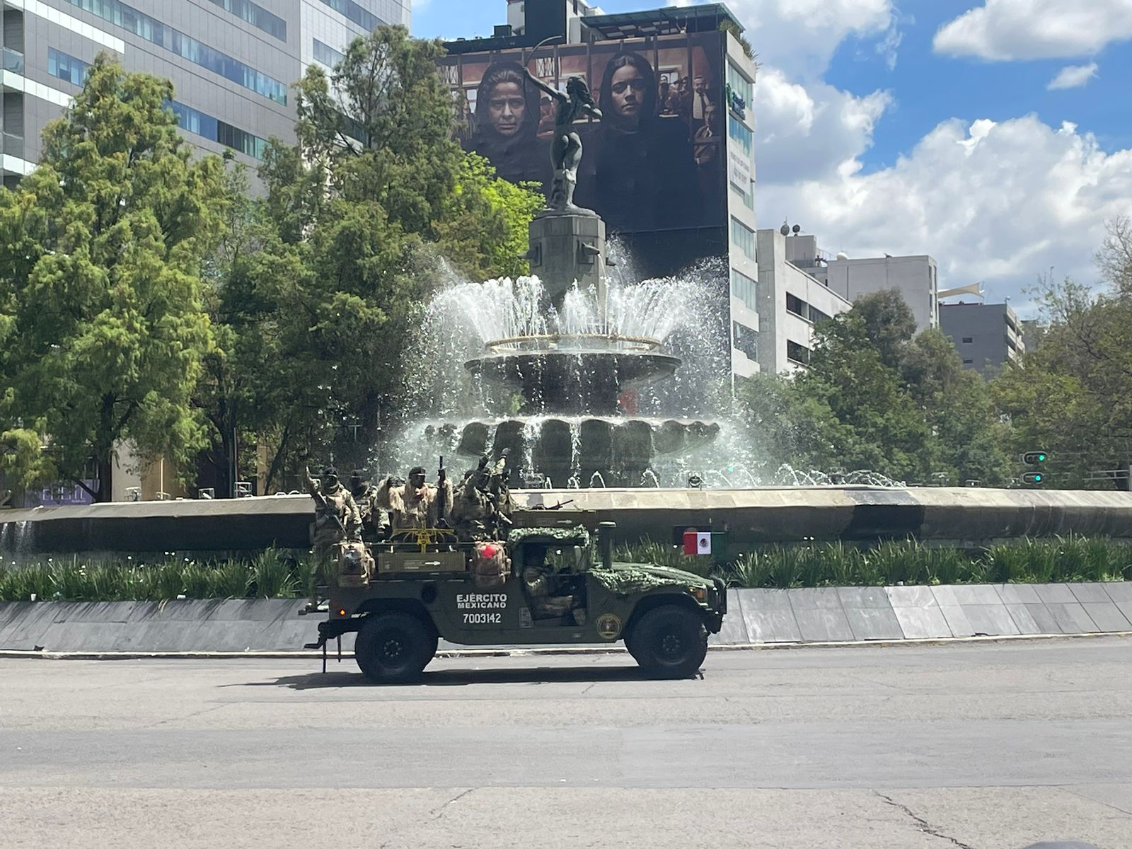 Desfile militar, 16 de septiembre 2025, Paseo de la Reforma.