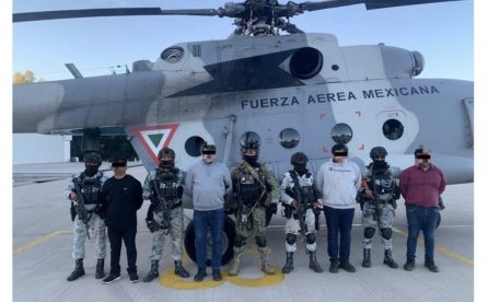 Detención de integrantes de grupo delectivo en Sinaloa.