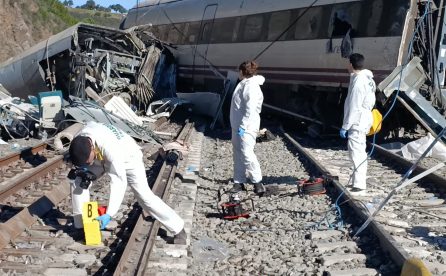 Choque de dos trenes de alta velocidad en Adamuz, Córdoba, España.