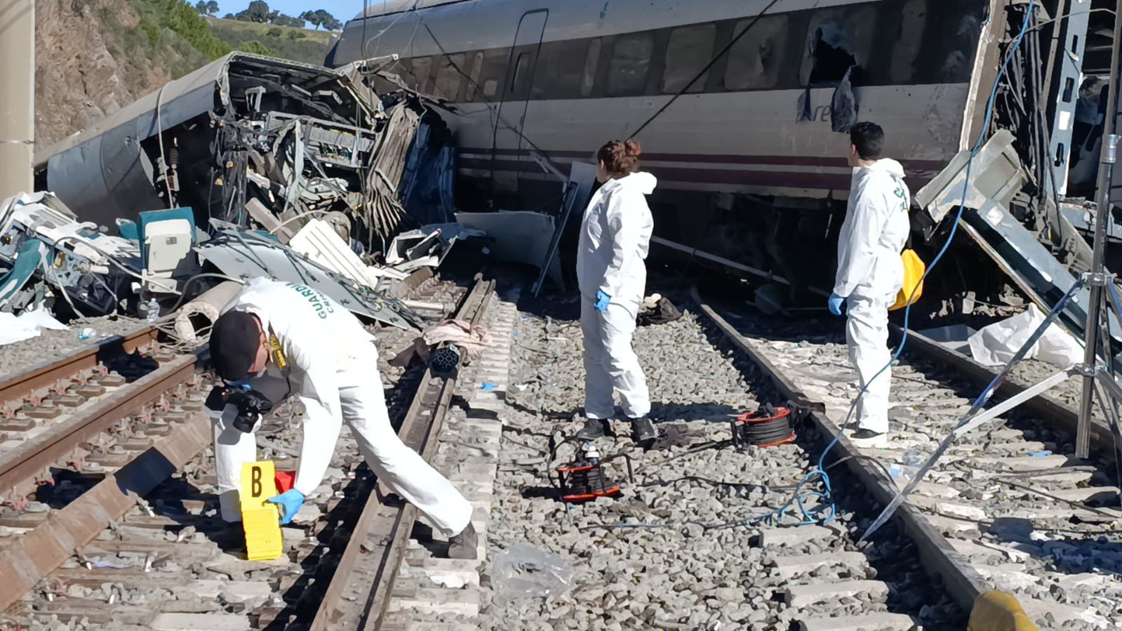 Choque de dos trenes de alta velocidad en Adamuz, Córdoba, España.