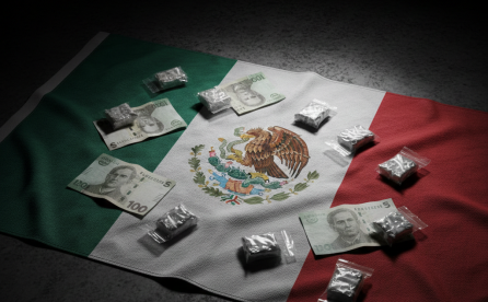 Control del crimen organizado en la política en México.