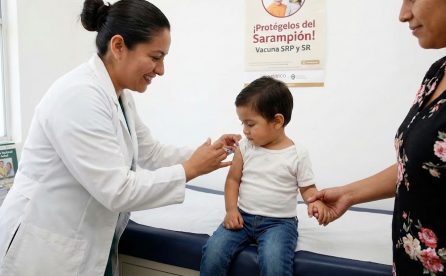 Vacunación contra el sarampión