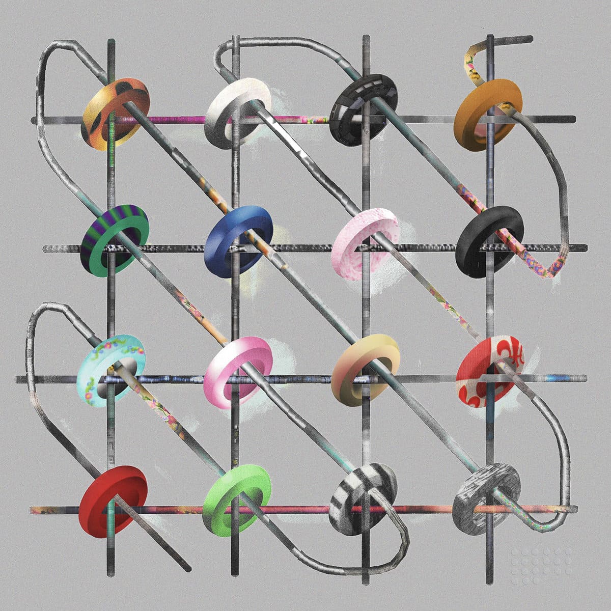 Portada del disco bitknot de feeble little horse.